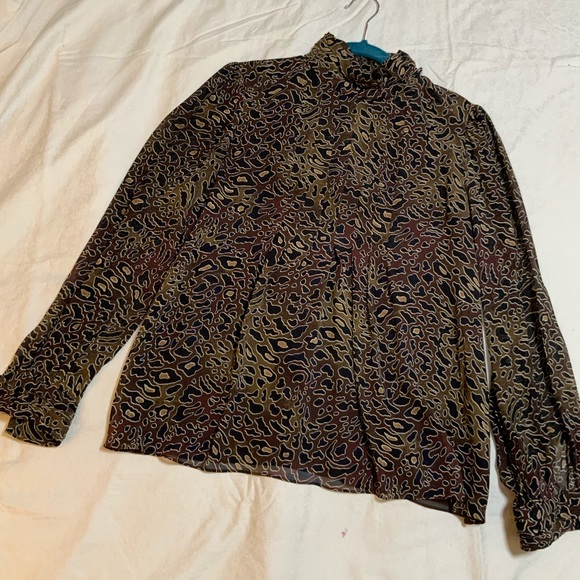 Tory Burch silk blouse 8 - Picture 1 of 7